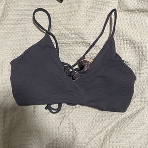 Maaji Reversible Bikini Top, XL, deep Purple - Ties in the back